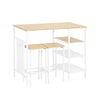 SoBuy Tabel cu 4 scaune 100x60x87cm OGT11-WW (copie)