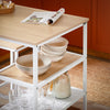 SoBuy Tabel cu 4 scaune 100x60x87cm OGT11-WW (copie)