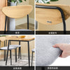 SoBuy OGT52-N Set Masă 5 Piese cu Scaune Confortabile, Set Masă și Scaune 4, Masă de Bucătărie Compactă pentru Spații Mici, Ideală pentru Sufragerie, Bucătărie, Living
