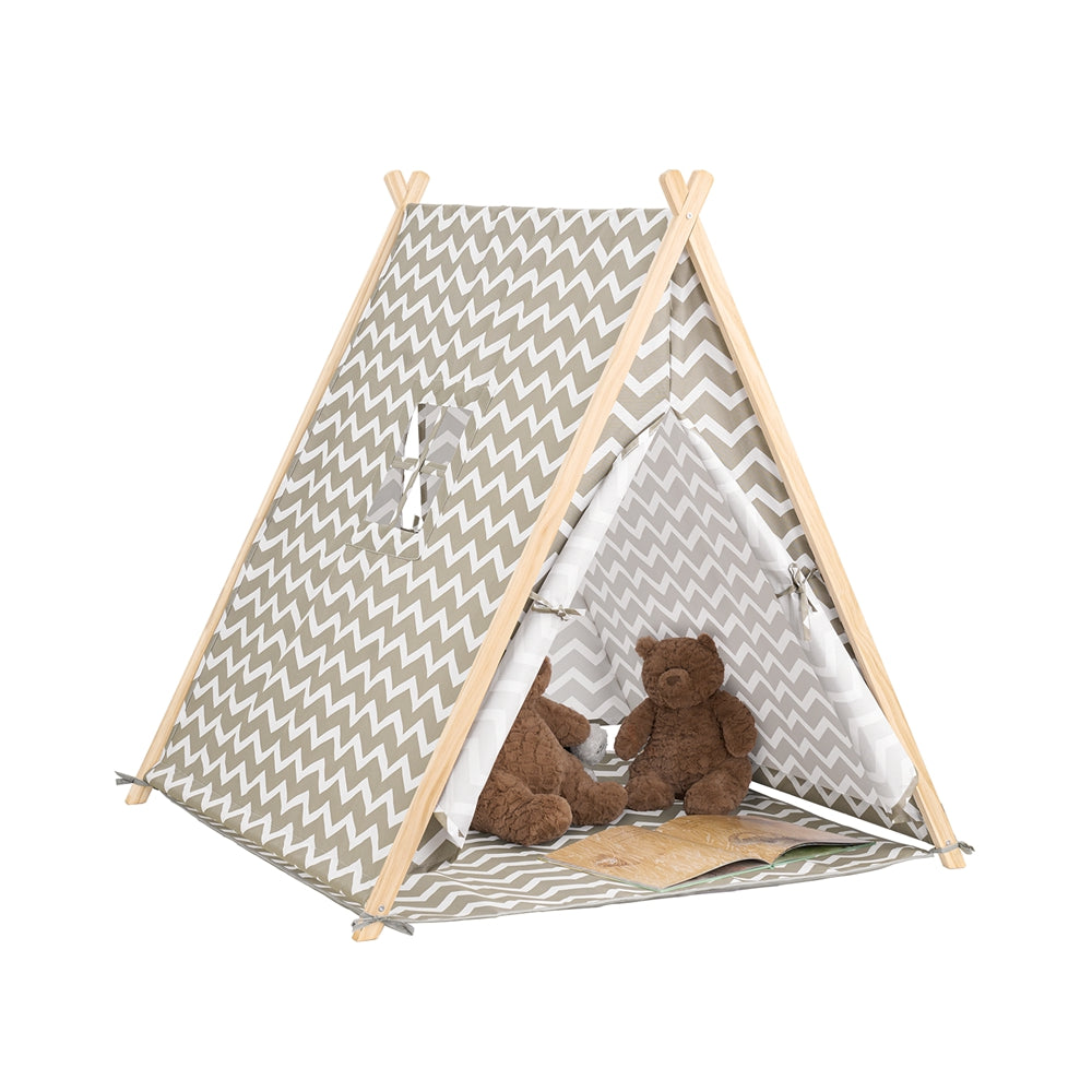 SoBuy OSS02-HG Tente Tipi Enfant pour Garçon et Fille Teepee Tente de Jeu