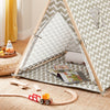 SoBuy OSS02-HG Cort Tipi Copii pentru Băieți și Fete Cort de Joacă Teepee