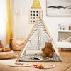SoBuy OSS02-HG Cort Tipi Copii pentru Băieți și Fete Cort de Joacă Teepee