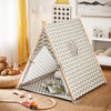 SoBuy OSS02-HG Cort Tipi Copii pentru Băieți și Fete Cort de Joacă Teepee