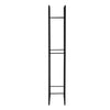 SoBuy SDA03-SCH Suport bușteni șemineu, suport solid pentru lemne de foc din metal, antracit, suport bușteni de mare capacitate, interior și exterior - 45 x 30 x 170 cm