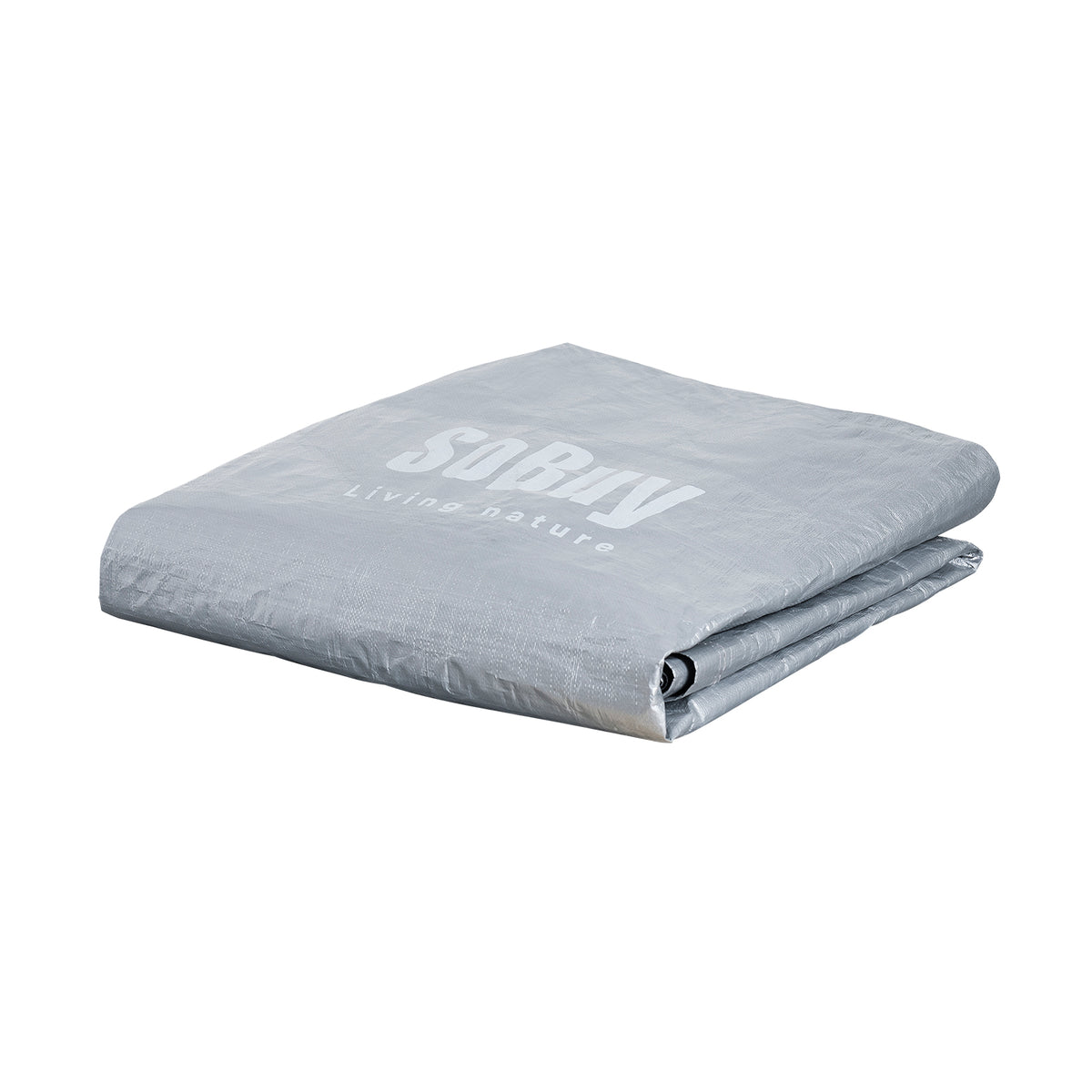 SoBuy SDA12-SIL Bâche de Remplacement pour Abri de Jardin, Cabane de Jardin Exterieur Imperméable, abri Moto, Garage pour Vél