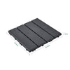 Sobuy SDA14-HG, gresie de gradina 15 bucati pardoseala exterioara imbinata gresie antiderapante pentru balcon si gradina gri 30,5x30,5x2 cm