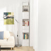 SoBuy STR10-W Dulap înalt pentru baie, Dulap de depozitare, Dulap de sine stătător cu 2 uși și 2 sertare, Alb 33x24x188cm