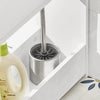 SoBuy BZR48-W Suport Hârtie Igienică, Dulap Toaletă WC, Mobilier de Baie, Dulap de Baie pe Picior
