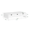 SoBuy BBF03-W Support de Moniteur Écran Ergonomique Support pour Écran d'ordinateur Universal, Ordinateur Portable