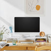 SoBuy BBF08-W Support de Moniteur Écran Extensible, Réhausseur d'écran Ergonomique pour 2 moniteurs
