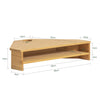 SoBuy BBF09-N Suport de monitor de colț, Înălțător ergonomic de ecran, Suport universal pentru ecran de calculator