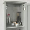 SoBuy BZR10-HG Meuble Salle de Bain Armoire Suspendue de Toilettes Placard