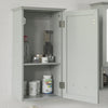 SoBuy BZR10-HG Meuble Salle de Bain Armoire Suspendue de Toilettes Placard