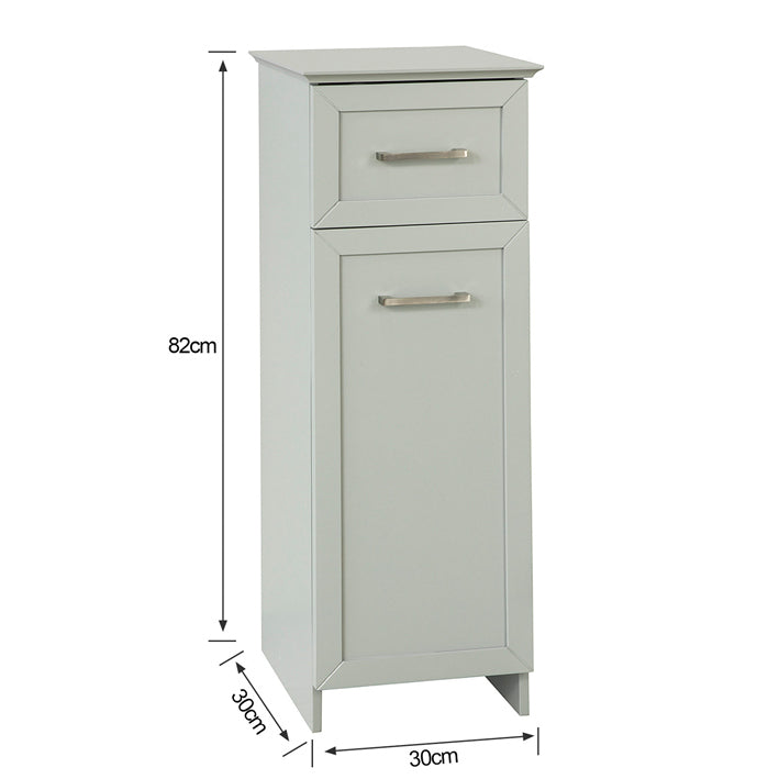SoBuy BZR11-HG Meuble Colonne Meuble Bas de Salle de Bain Armoire Toilette