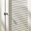 SoBuy BZR36-W Meuble Colonne de Salle de Bain Armoire Haute Placard de Rangement avec 1 porte, 1 tiroir et 3 étagères