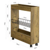 SoBuy Cameră Tarrel Saving Cart Organizator de bucătărie Dulap de baie Băi de baie Saving Wood BZR46-N