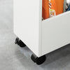 SoBuy Cameră Tarrel Saving Cart Organizator de bucătărie Dulap de baie Băi Economisire BZR46-W alb BZR46-W