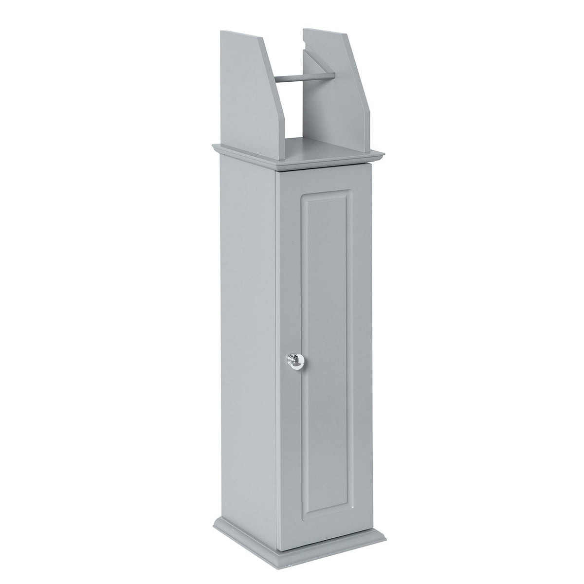 SoBuy BZR53-HG Support Papier Toilette Armoire Toilettes Porte Brosse WC