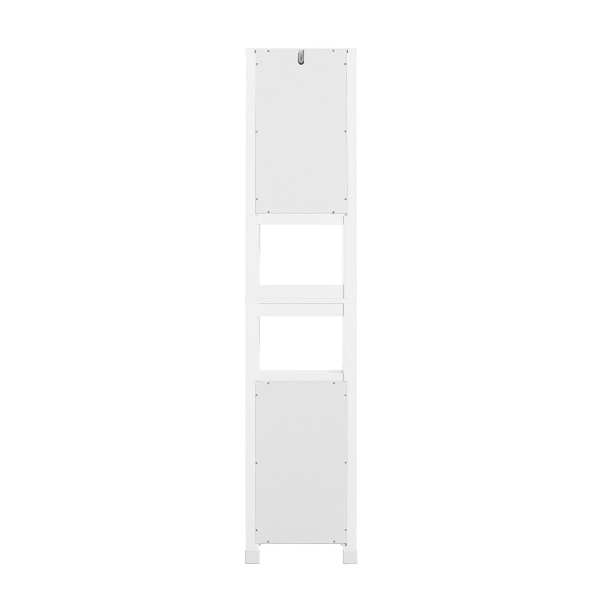 SoBuy BZR59-W Meuble Colonne de Salle de Bain, Armoire Haute, Placard de Rangement, Étagère de Rangement