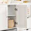 SoBuy Dulap de baie Chest de sertare pentru dulapul de baie cu 2 pungi gri, 62x30x89 cm, BZR64-W