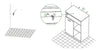 SoBuy BZR66-W Meuble Salle de Bain avec Panier à Linge Amovible, Tiroir et 2 Étagères pour Rangement - Meuble de Rangement Compact Blanc pour Salle de Bain, 66x37x95 cm