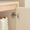 SoBuy BZR78-MI Meuble sous-Lavabo, Meuble sous Vasque, Meuble Salle de Bain avec 2 Étages et 2 Portes