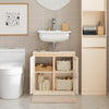 SoBuy BZR78-MI Meuble sous-Lavabo, Meuble sous Vasque, Meuble Salle de Bain avec 2 Étages et 2 Portes