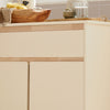 SoBuy BZR79-MI Meuble Bas de Salle de Bain avec Bac à Linge Amovible Armoire à Linge Commode Armoire Toilette avec Panier à Linge