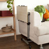SoBuy FBT07N-W Table de lit pour ordinateur portable avec plateau inclinable à hauteur réglable