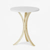 SoBuy FBT29-W Guéridon Table d'appoint ronde 3 pieds Bouts de canapé