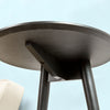 SoBuy FBT39-BR Masă Laterală Design Măsuță de Cafea Rotundă, 2 blaturi, 3 picioare