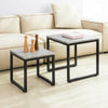 SoBuy Set de living Tavolini Living L50*P50*A50CM, FBT42-HG