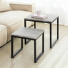 SoBuy Set de living Tavolini Living L50*P50*A50CM, FBT42-HG