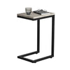 SoBuy FBT44-HG Măsuță laterală modernă - Măsuță de cafea pentru living, capăt de canapea 40x30x60 cm Negru & Gri