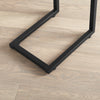 SoBuy FBT44-HG Măsuță laterală modernă - Măsuță de cafea pentru living, capăt de canapea 40x30x60 cm Negru & Gri