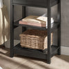 SoBuy Noptieră mică noptieră cu canapea neagră cu sertar FBT46-SCH