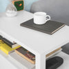 SoBuy FBT73-W Masă Laterală Sufragerie Măsuță de Cafea cu 1 Sertar