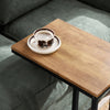 Prévente SoBuy FBT99-F Tables Basses Gigognes, Lot de 2, Tables d'Appoint Empilables, Bouts de Canapé, Tables de Salon en Bois et Verre Trempé avec Cadre en Métal Robuste
