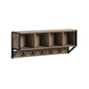 SoBuy FHK25-N Porte Manteau Mural, Étagère de Rangement, Meuble Entrée, Vestiaire