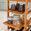 SoBuy FKW06-N Cărucior de Bucătărie Rulant, Mobilier de Depozitare Bucătărie, Kitchen Trolley