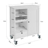 SoBuy FKW104-W Desserte Roulante Meuble de Rangement à roulettes