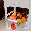 SoBuy FKW12-W Cărucior de bucătărie cu roți, Mobilier de depozitare, Kitchen Trolley Cărucior de bucătărie