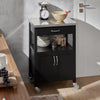 SoBuy Bucătărie Trollery Black Kitchen Cooking cu roți FKW22-SH