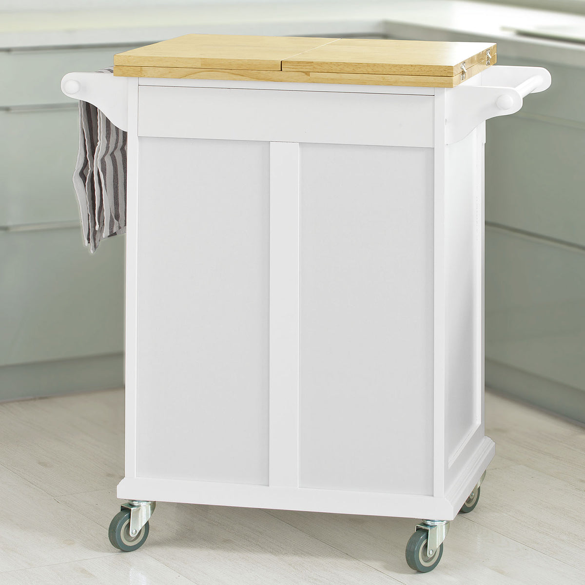 SoBuy FKW36-WN Table roulante Meuble de Rangement pour Cuisine Chariot de Cuisine de Service