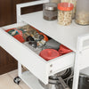SoBuy FKW50-W Meuble de rangement Multi-usages Chariot de cuisine de service roulant