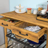 SoBuy FKW57-N Masă consolă Cărucior de servire Bar de rulare FKW57-N SoBuy