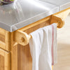 SoBuy FKW69-N Desserte de Cuisine à Roulettes avec Plan Extensible INOX 46→71cm, 2 Tiroirs et Étagères Réglables, Charge 100 kg – 115x46x92 cm, Naturel
