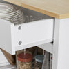 SoBuy FKW74-K-WN Chariot de Cuisine