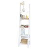 SoBuy FRG101-W Etajeră tip scară Bibliotecă, 5 nivele –Alb