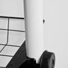 SoBuy FRG107 Suport telescopic pentru haine, raft de haine cu 2 coșuri